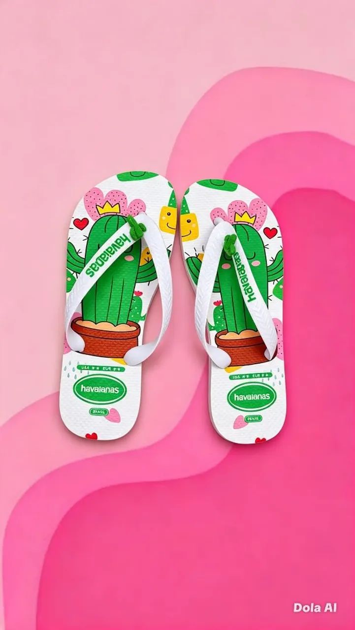 Chinelo personalizado com pingente 