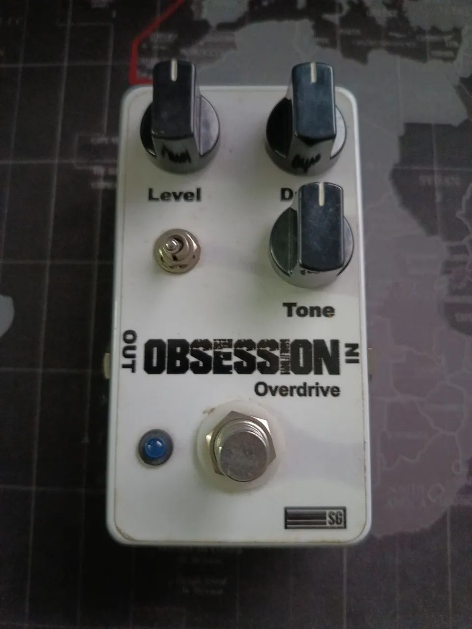 Pedal Overdrive & Distortion Spanish GuitarFX Obsession - clone do OCD