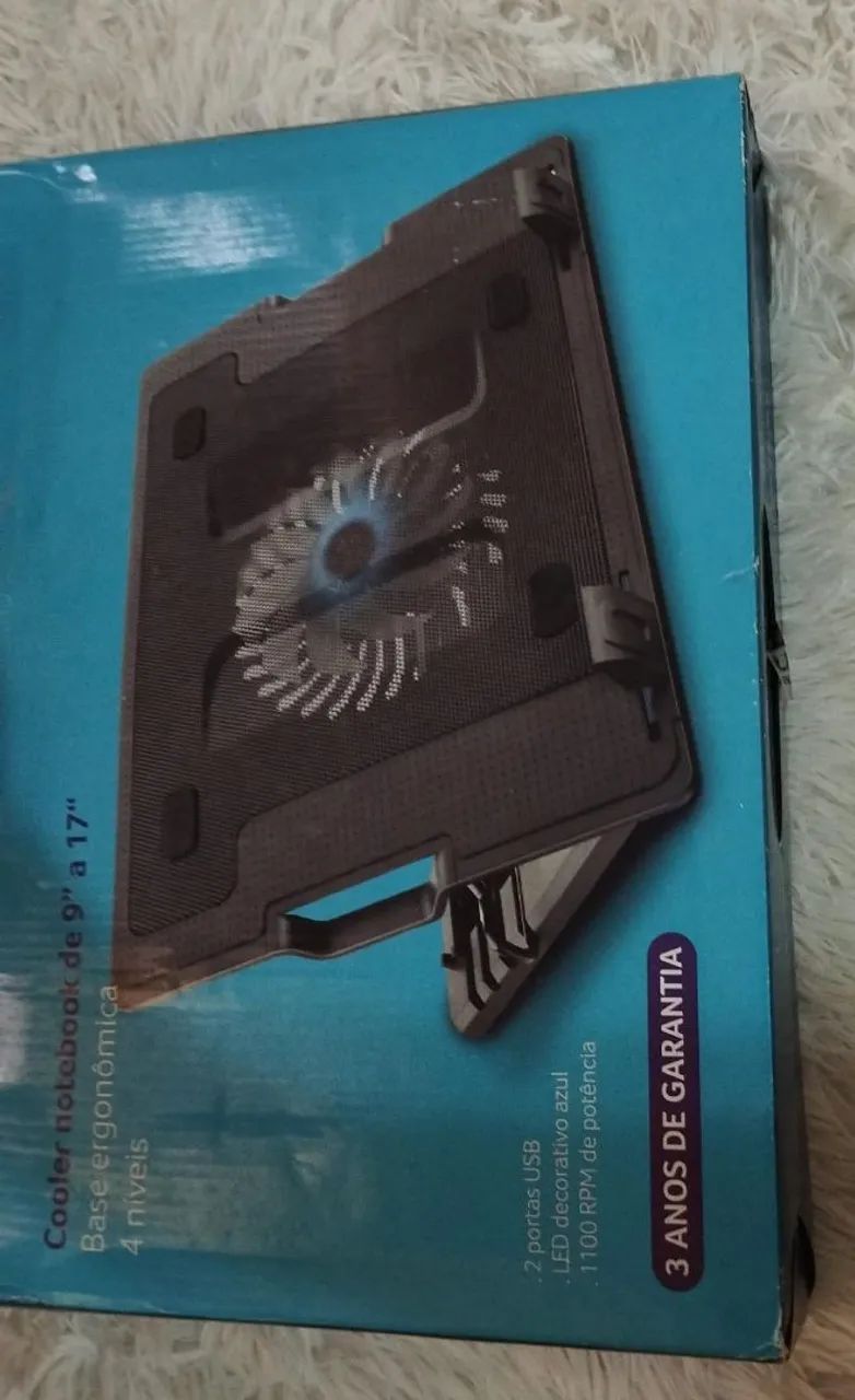 Suporte com cooler para notebook  - Foto 2