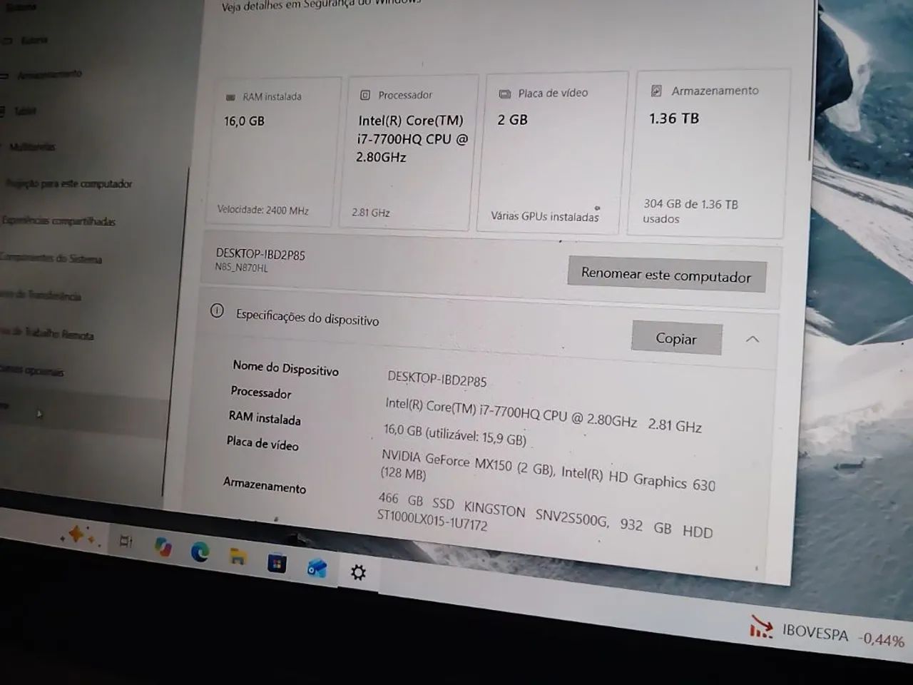 Notebook Avell em perfeito estado aceito trocas  - Foto 4