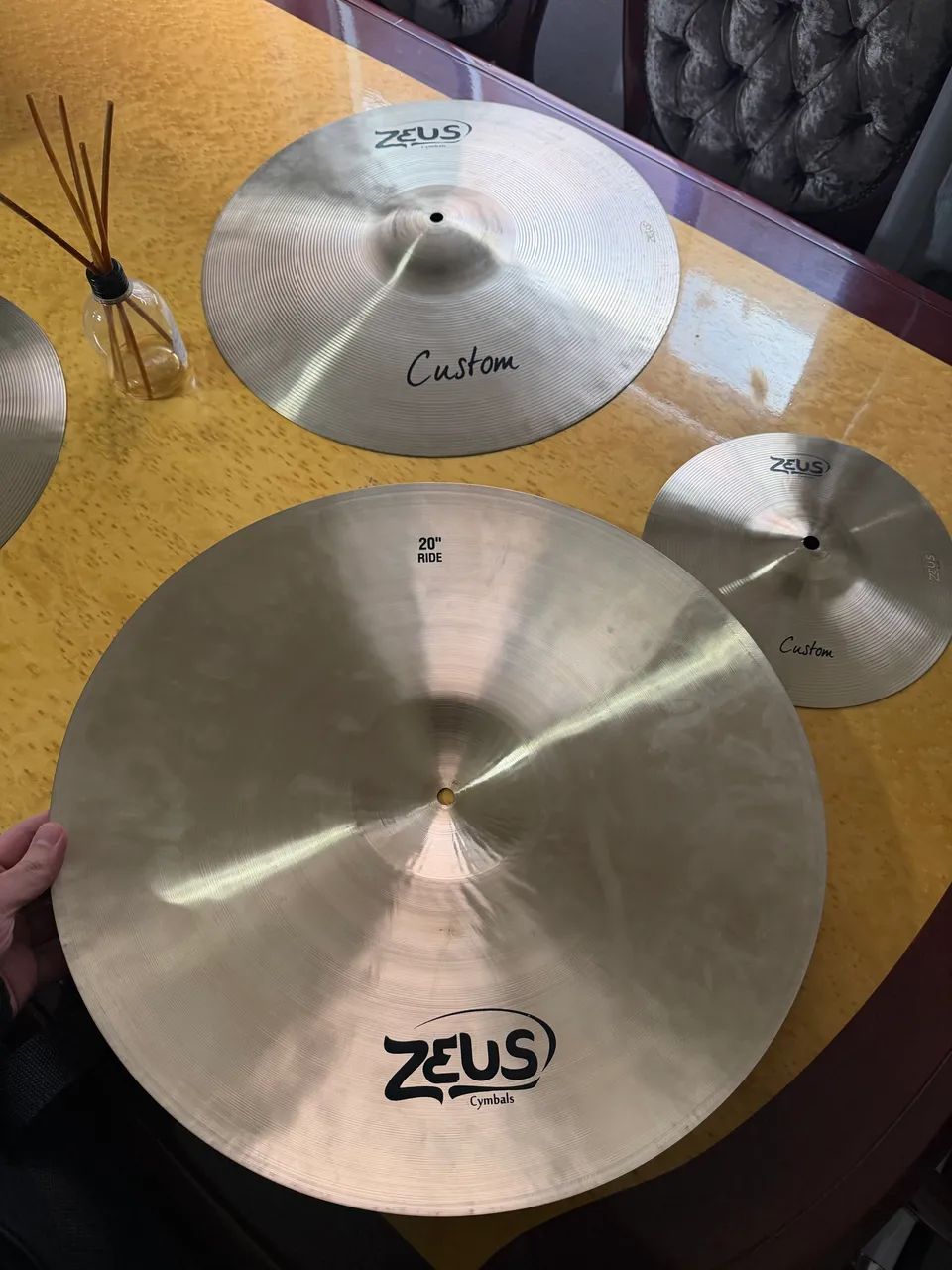 Kit de Pratos Zeus Custom Set E - 10?, 14?, 16?, 18? e 20? - Foto 2