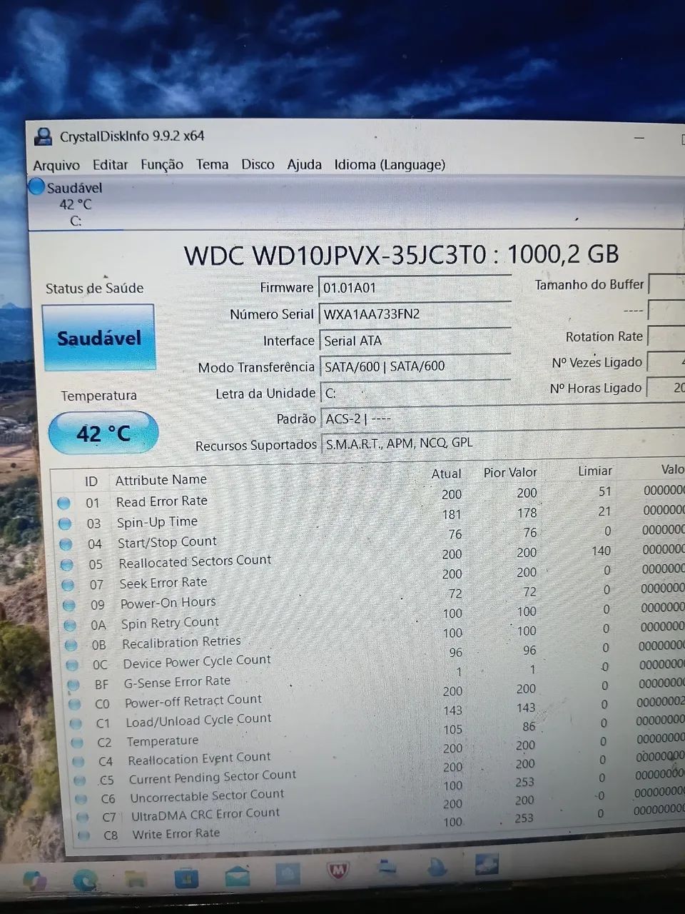 Hd notebook 1TB ótimo pra backup funcionando perfeitamente  - Foto 2