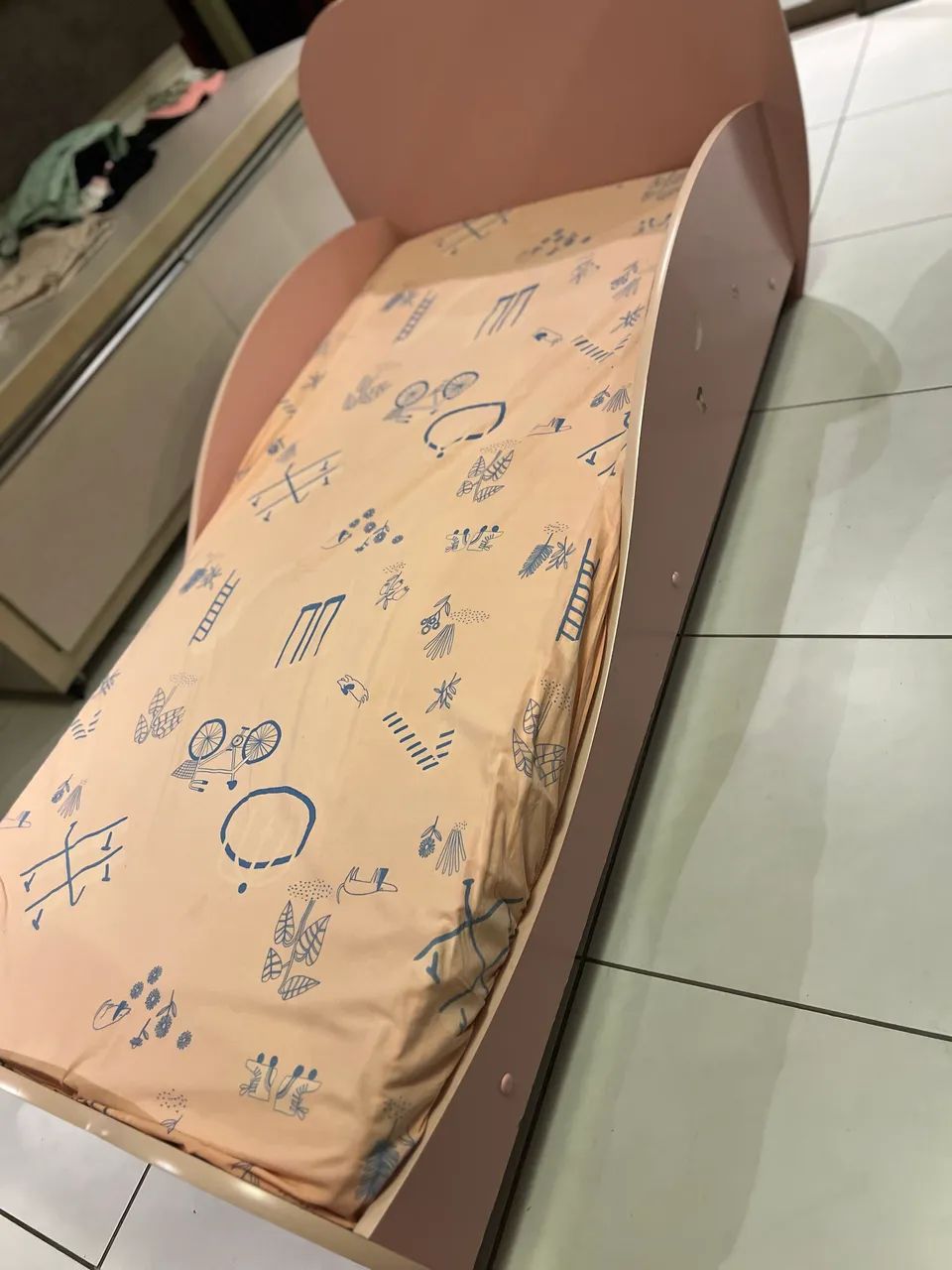 VENDO MINI CAMA COM COLCHÃO  - Foto 5