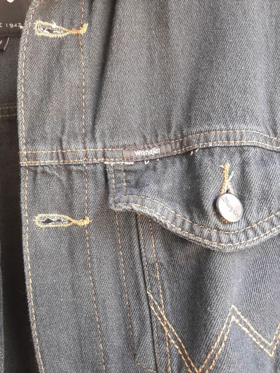 Jaqueta masculina jeans wrangler  - Foto 2