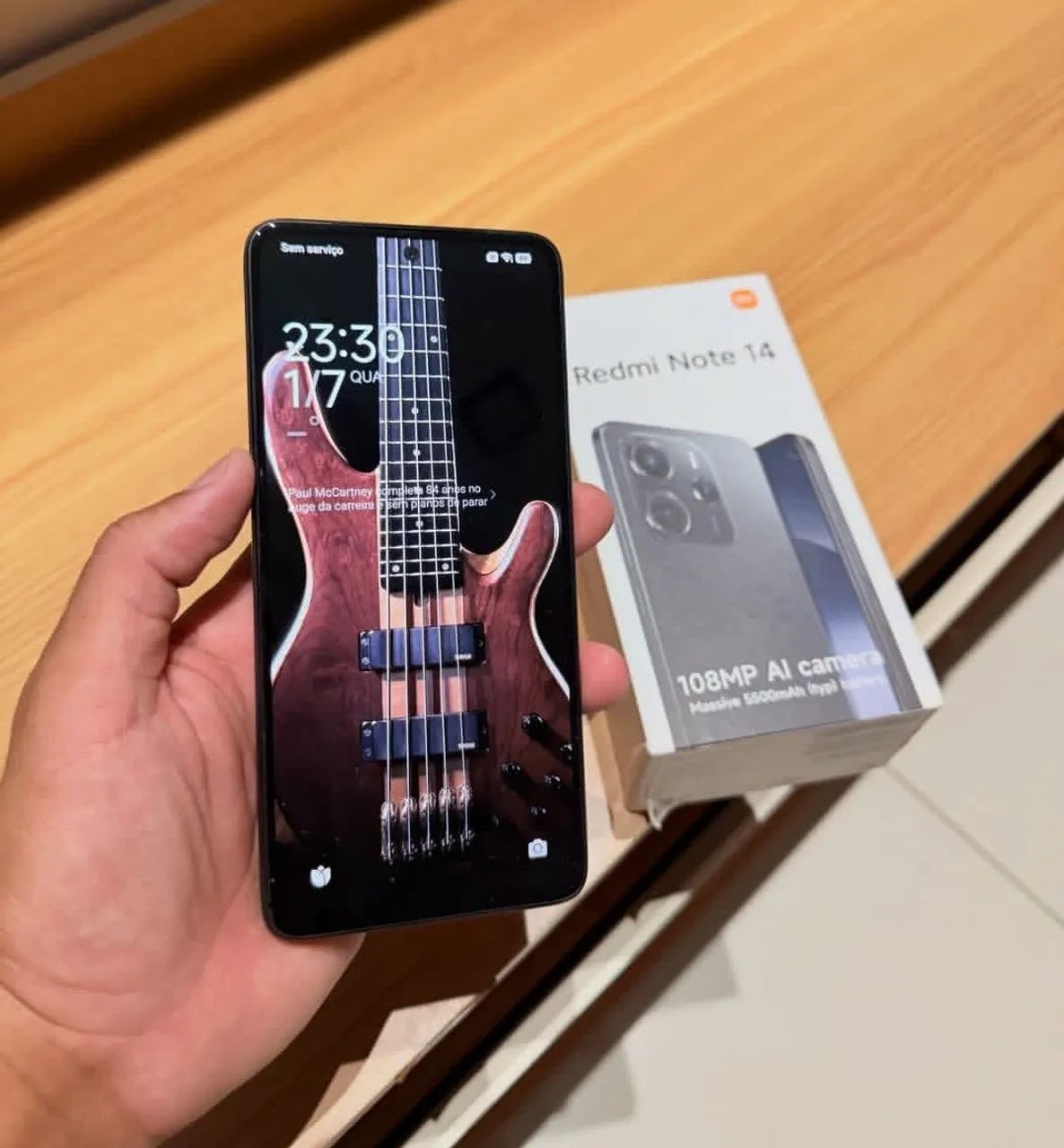 Redmi Note 14 256GB completo na caixa - Foto 2