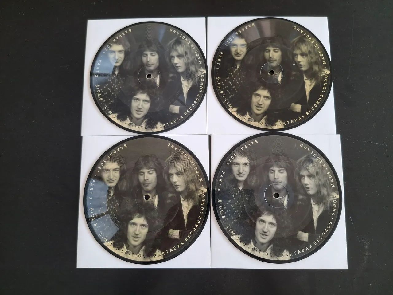 Lote 4 Compactos Queen Picture Disk A Rare Interview With Queen