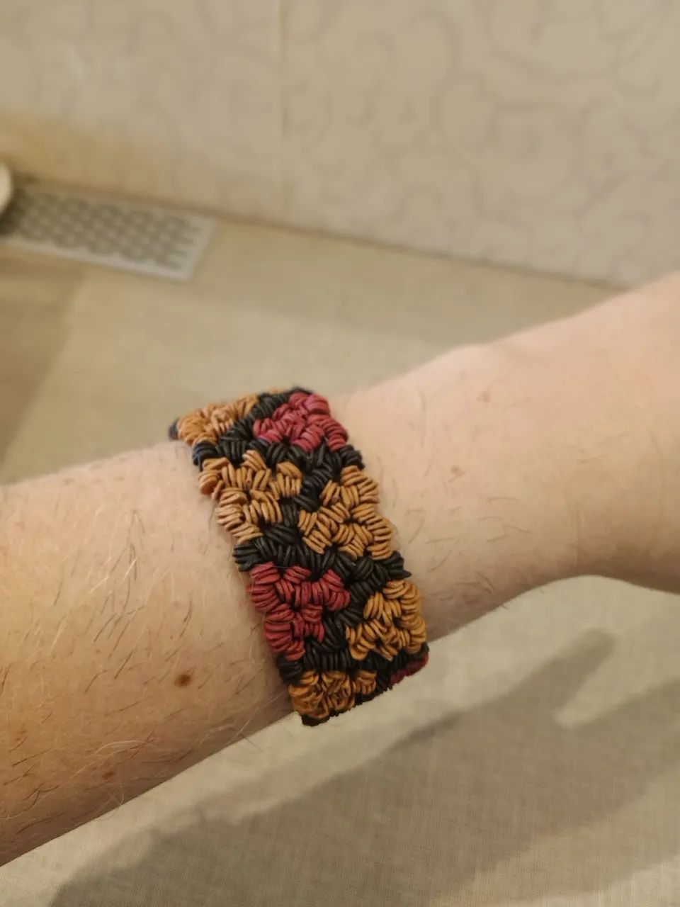 Pulseira sementes naturais artesanal
