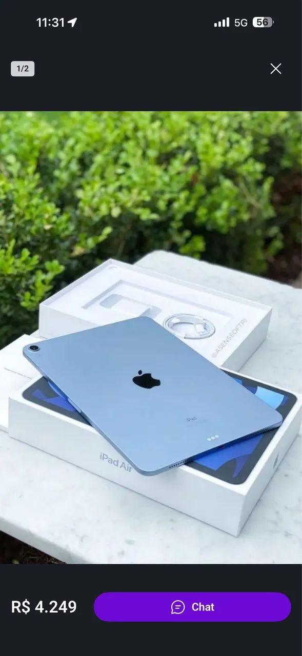 Ipad air m3 13 polegadas