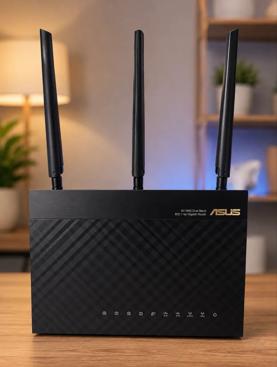 Roteador ASUS RT-AC1900 Dual Band Gigabit ? Completo, funcionando 100% - Foto 2