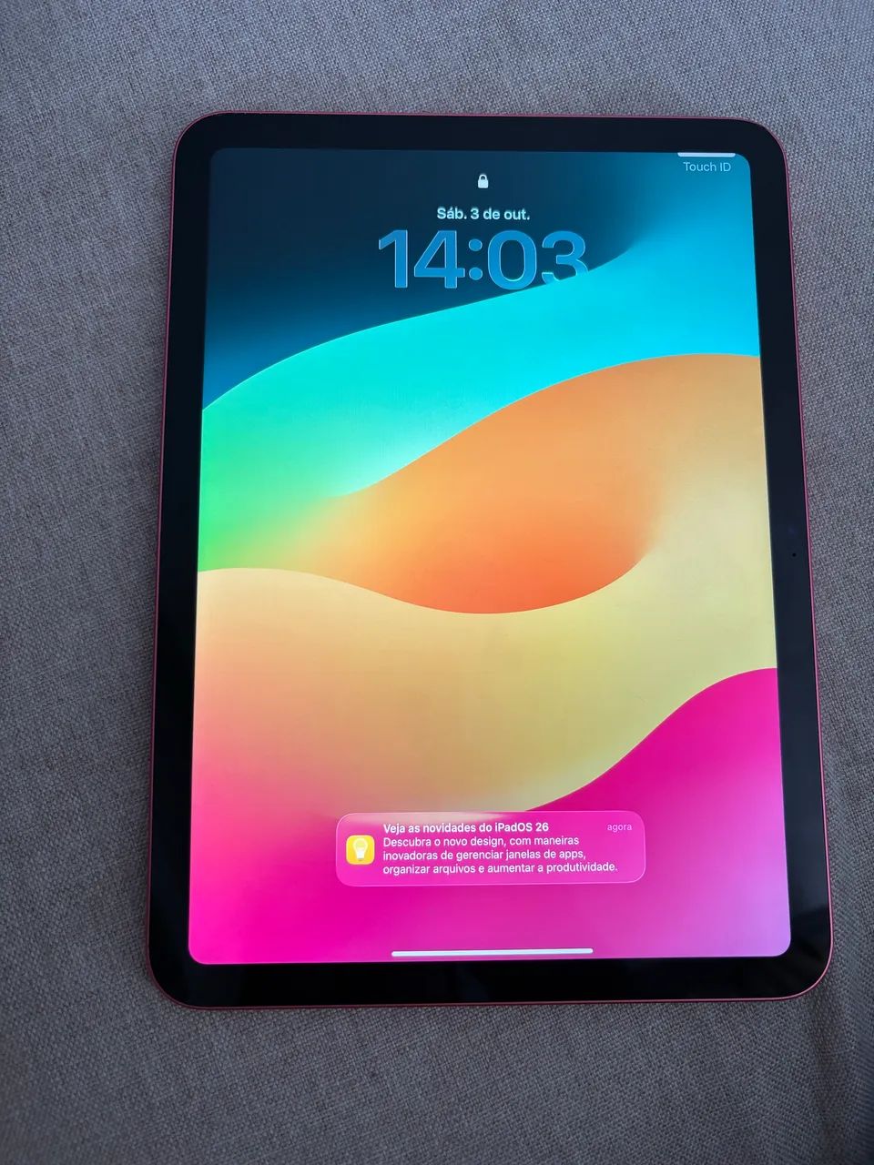 iPad 10 Rosa - 64GB COMPLETO COM CAIXA - Foto 4