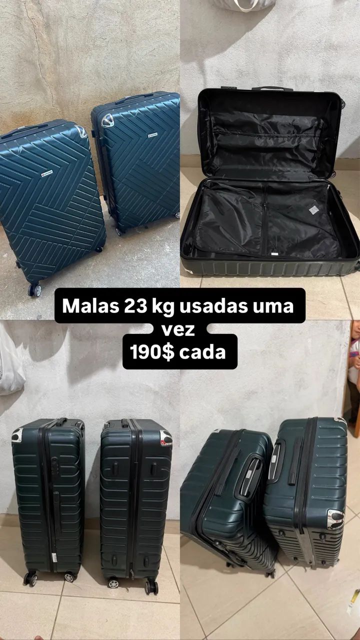 Vendo malas de 23 kg usadas uma vez  - Foto 2