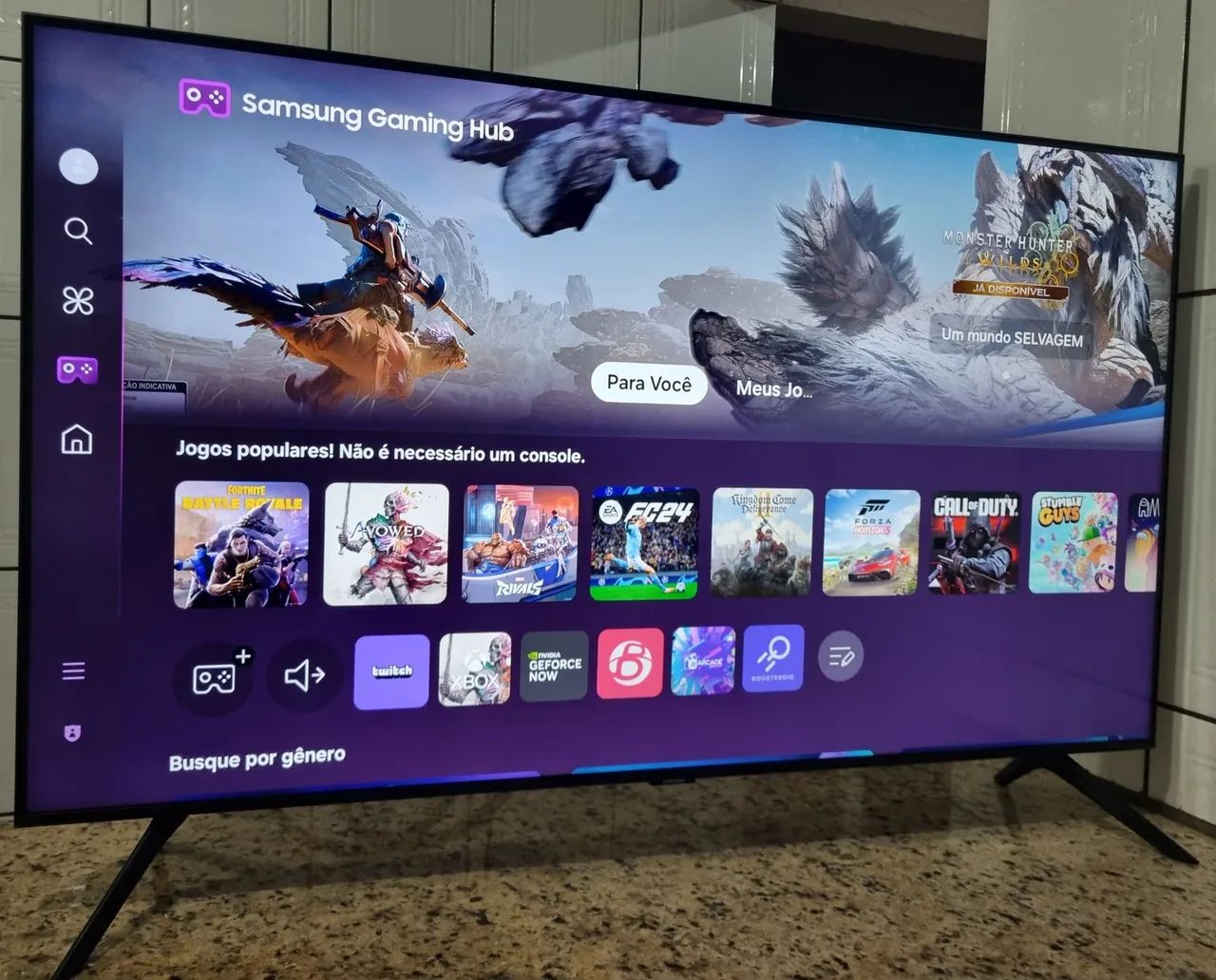 Tv Smart 43" Samsung Crystal 4k com Xbox one e Alexa integrado  - Foto 3