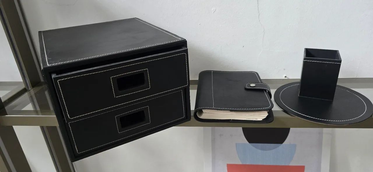 Conjunto acessórios escritório 