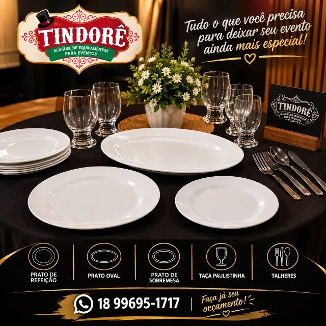 aluguel  de equipamentos para buffet?