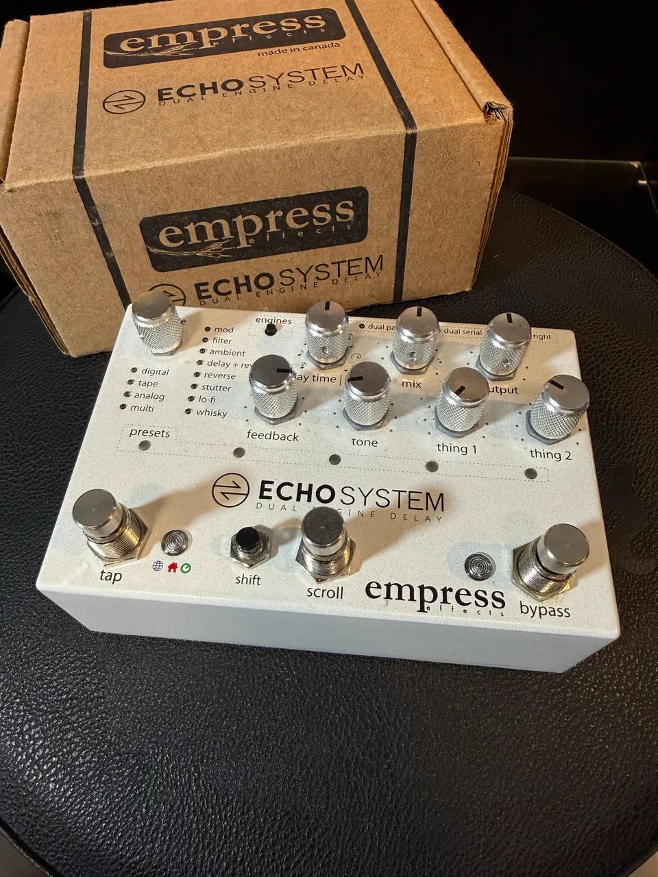 Pedal empress echosystem delay