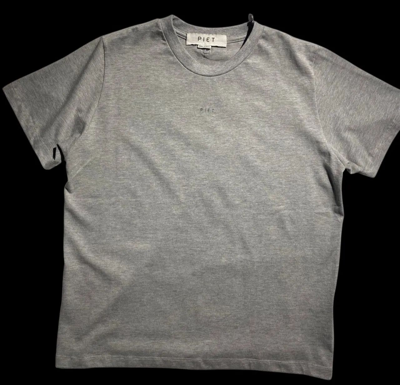 Camiseta piet logo grey 