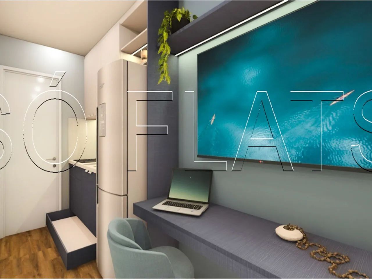 Studio com 23m² 1 dormitório, s/ vaga disponível para venda - Foto 5