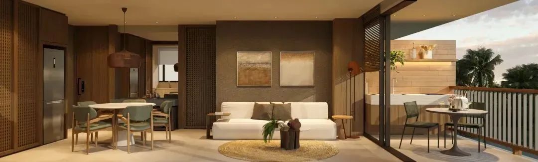 Beach Class Manguinhos  Flat com Terraço Gourmet e Lazer Completo na Praia dos Carneiros - Foto 5