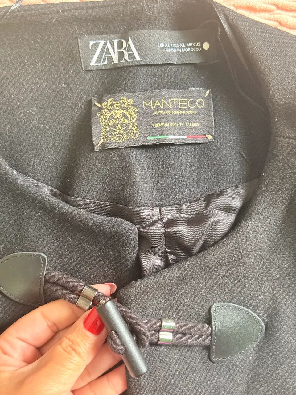 Casaco Poncho Zara 75% Lã - Foto 2