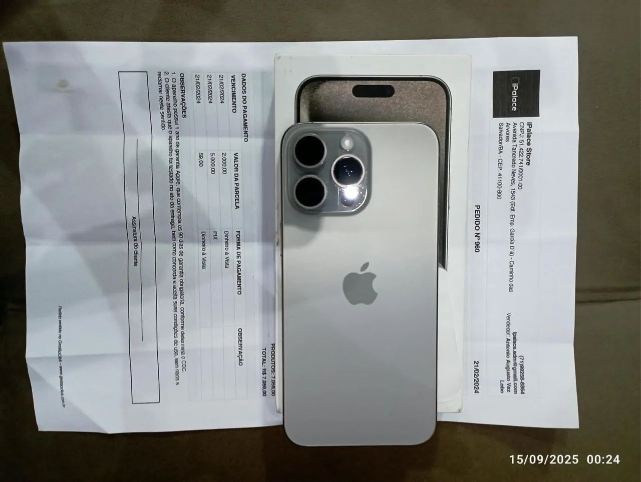 Iphone 15 Pro MAX 256GB - Foto 4