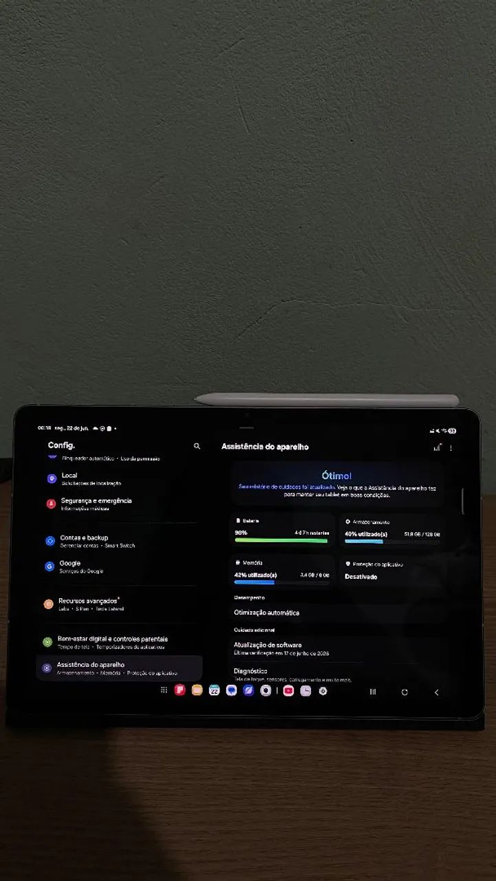 Galaxy Tab S10 FE 128GB + CAPA + S-PEN - ESTADO DE NOVO - Foto 2