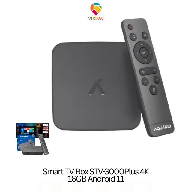 Smart TV Box STV-3000Plus 4K 16GB Android 11
