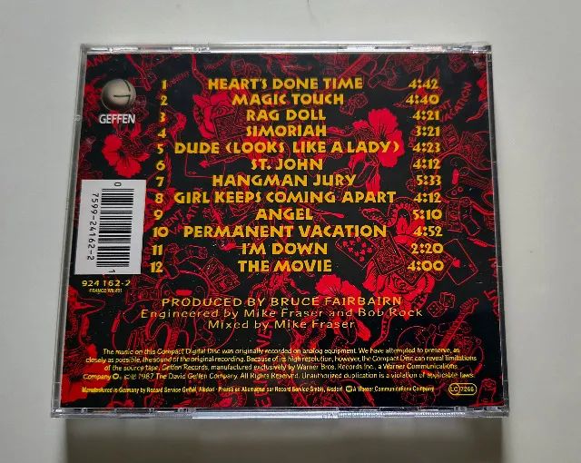 CD Aerosmith - Permanent Vacation - Geffen - Made in Germany - Foto 3