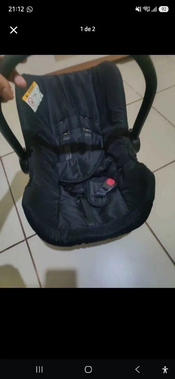 Vendo bebê conforto ótimo estado  - Foto 2