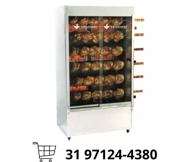 Assadeira de Frango P/ 30 Frangos Venâncio