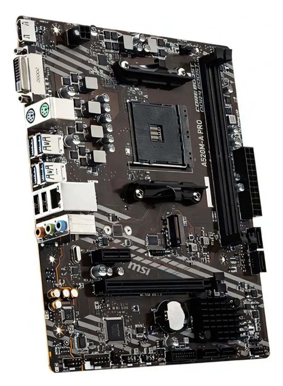 Placa-mãe Msi A520M-a Pro Am4. - Foto 4