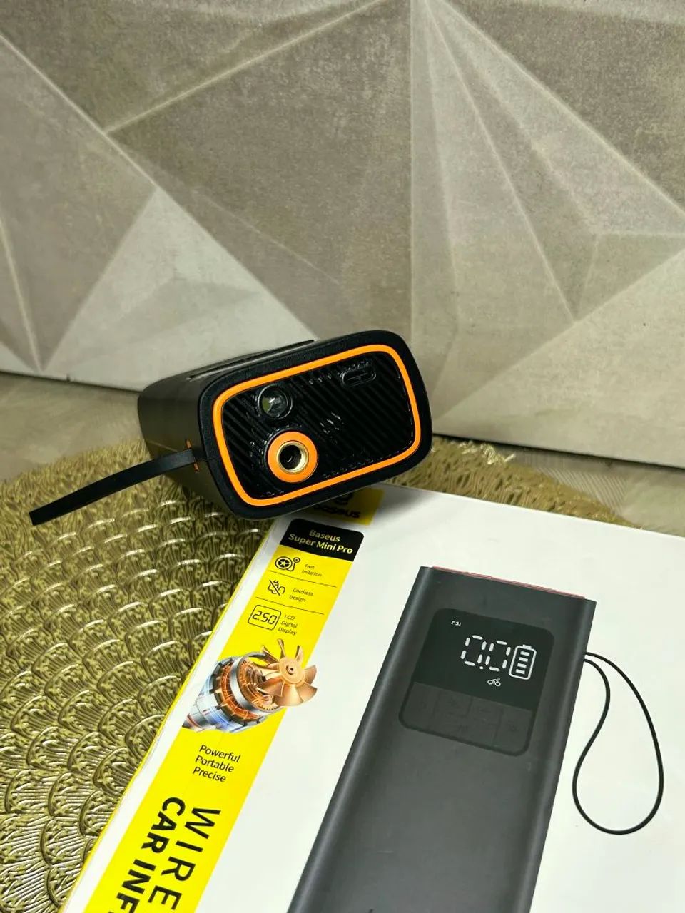 Bomba de Ar sem Fio Baseus - Portátil, Potente e Multifuncional  - Foto 2
