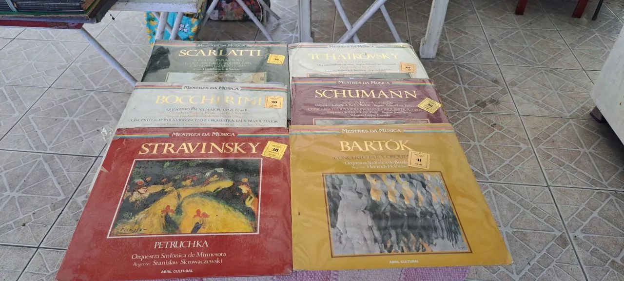 6 lps vinil mestres da música 20,00 cada. - Foto 2