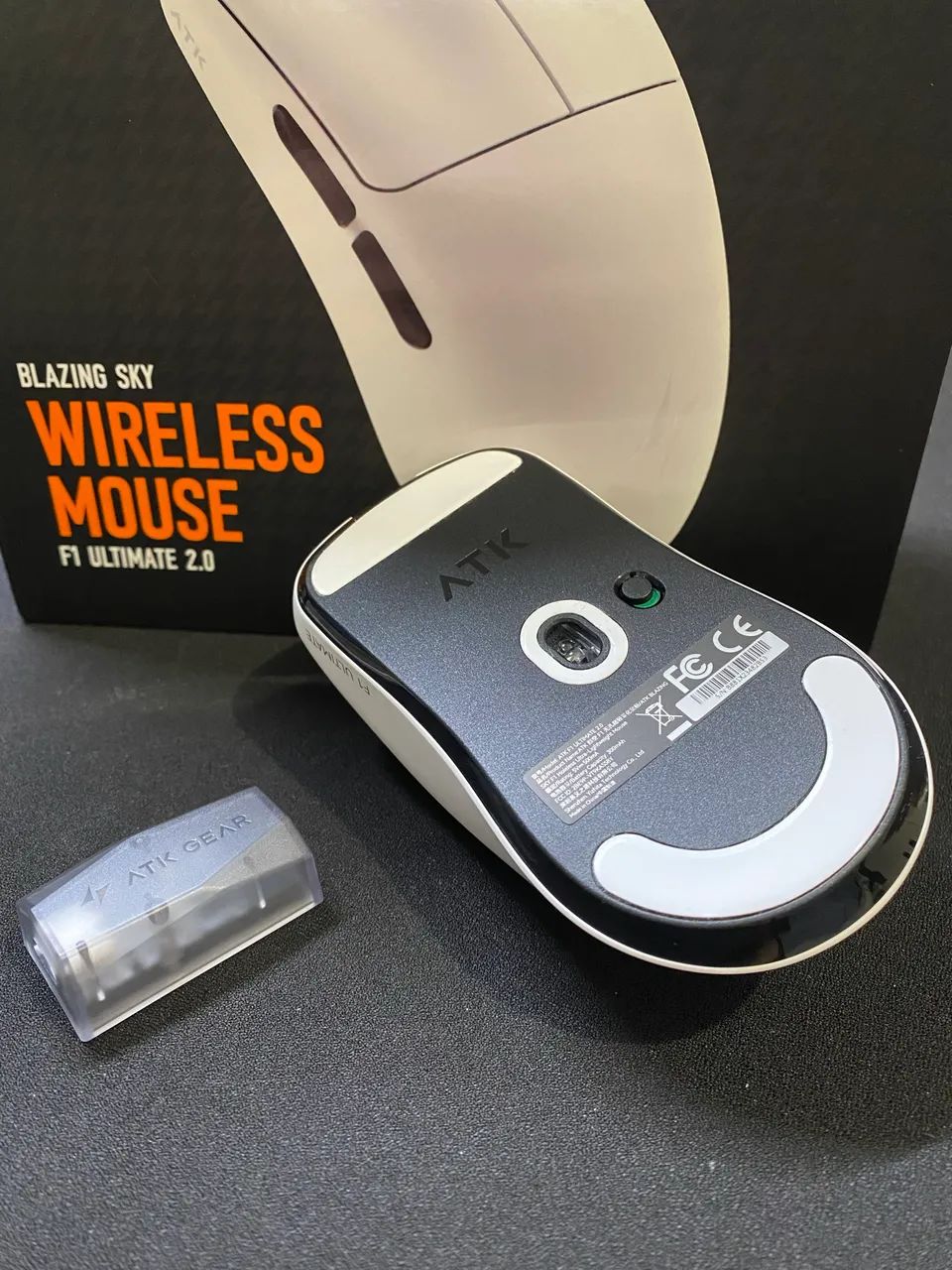 Mouse ATK F1 Ultimate 2.0 Branco - Periféricos e Acessórios de