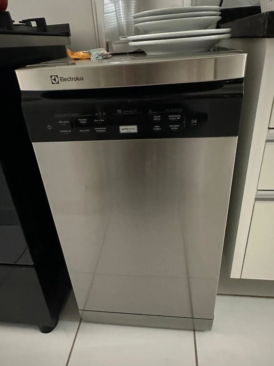 Lava-Louça Electrolux 10 Serviços Inox com Programa Lava & Seca 50 min (LS10E) - 127V