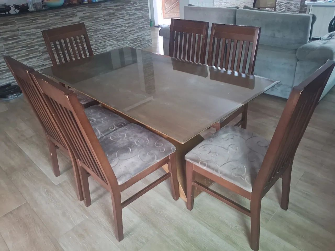 Vendo Mesa com 6 cadeiras - Foto 3
