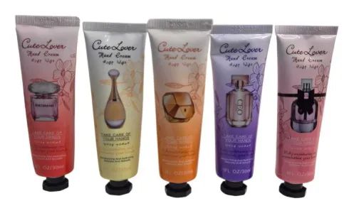 Kit 5 Cremes Hidratantes Para Mãos Cute Lover 30ml