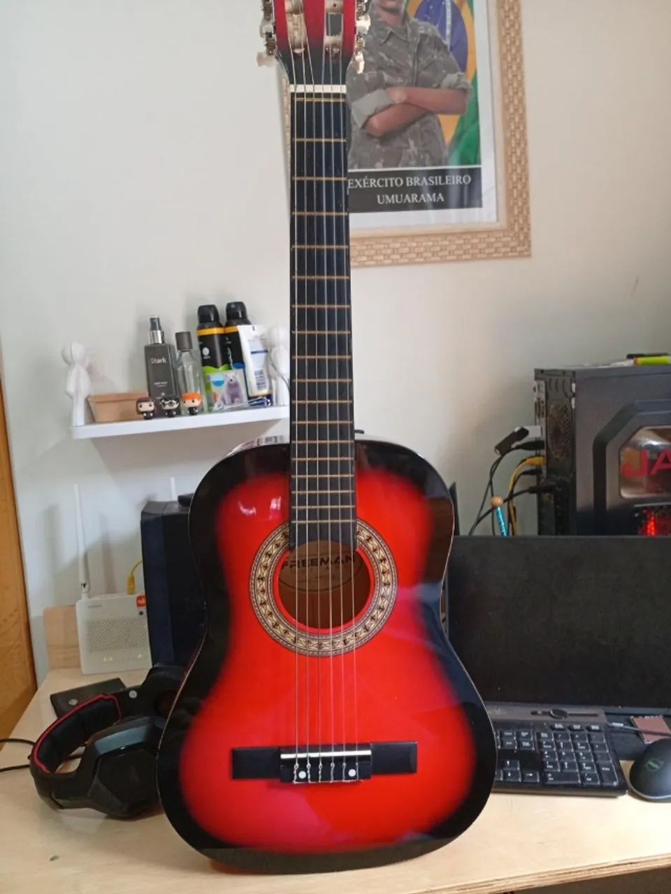 Violão Freeman FRG11 RDS Nylon + Capa Michael