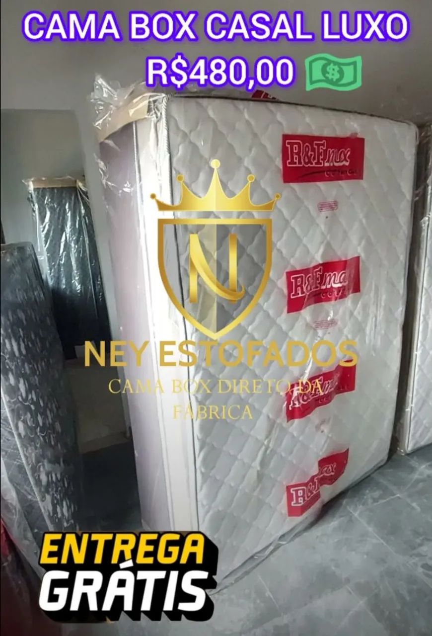 CAMA BOX CONJUGADA COM PREÇO BAIXO E QUALIDADE.