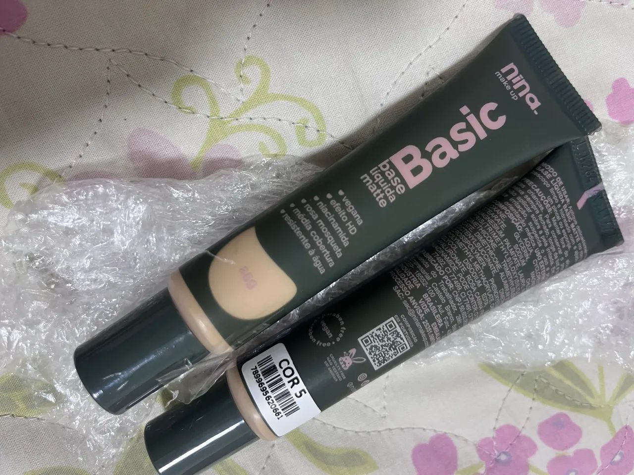 Nina Make Up Base Líquida Matte - Foto 2