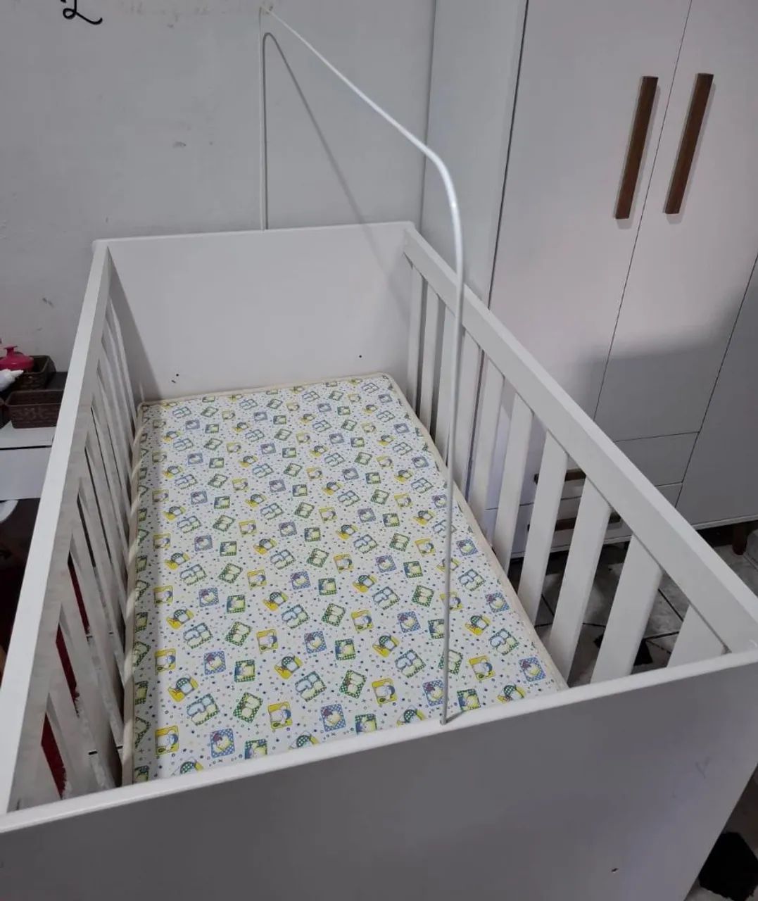 Berço com colchão 100% MDF - Foto 2
