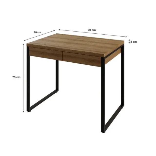 mesa escrivaninha industrial mdf - Foto 3