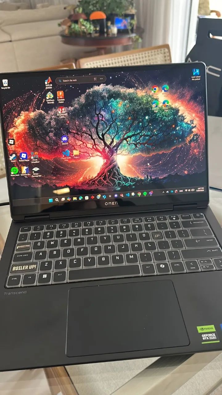 Hp Omen Transcend 14 polegadas Oled Ultra9 32gb Rtx 5070 Preto 1Tb (Seminovo) - Foto 5