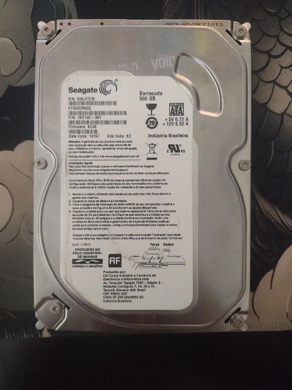 HD SEAGATE DESKTOP 500GB 