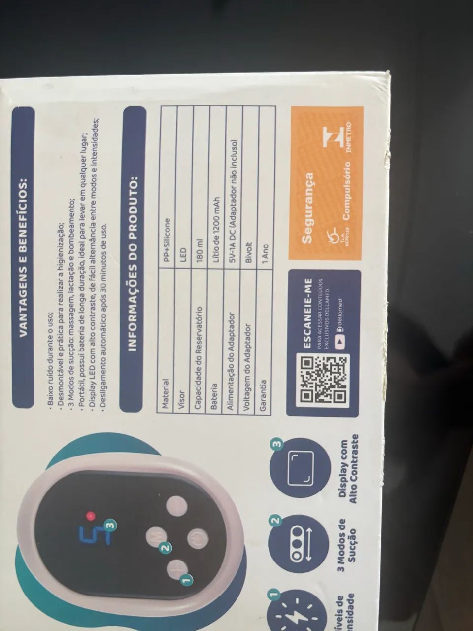 Bomba tira leite elétrica  - Foto 2