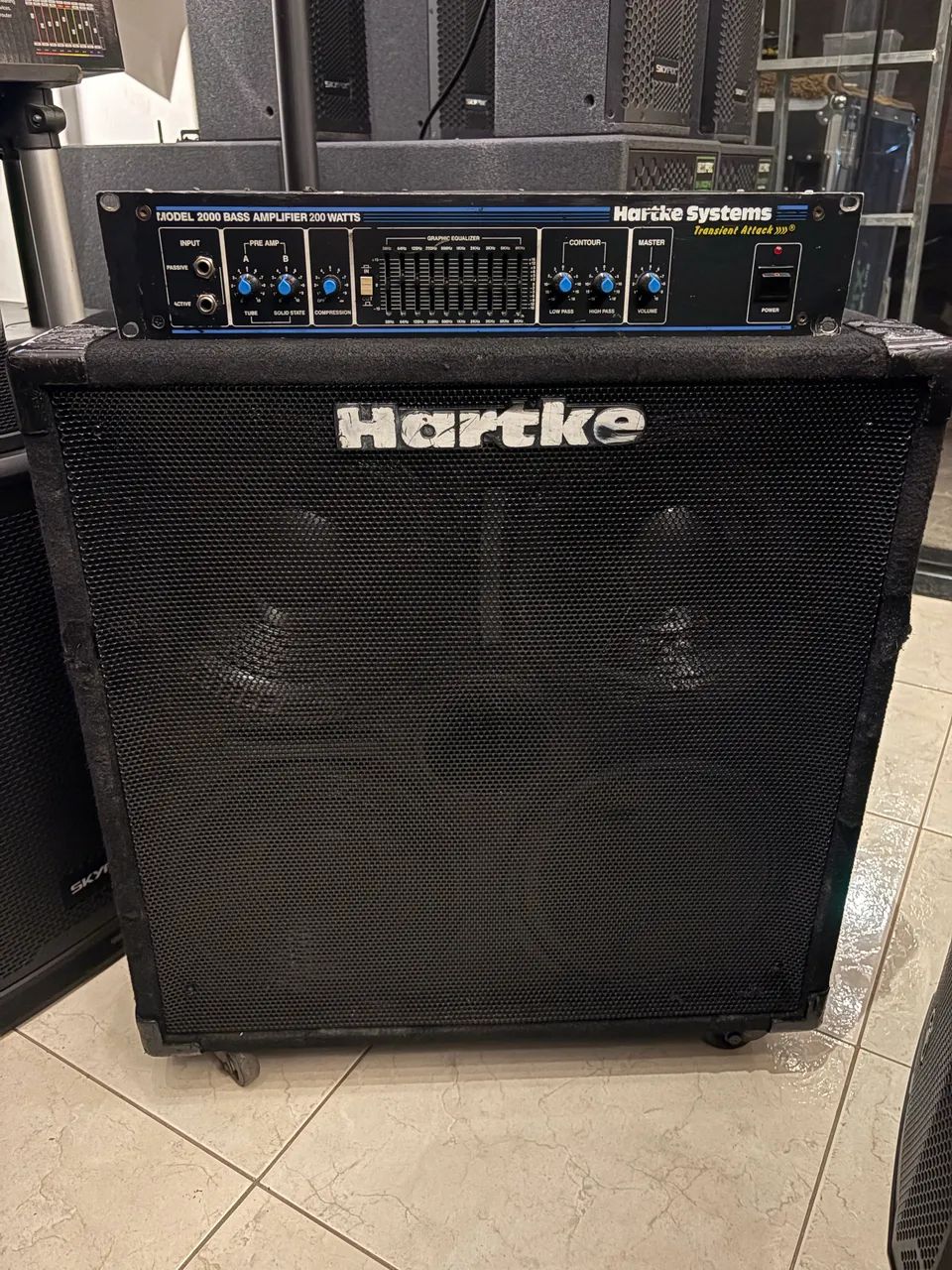 Hartke 2000 Caixa 4x10 410 TP  - Foto 5