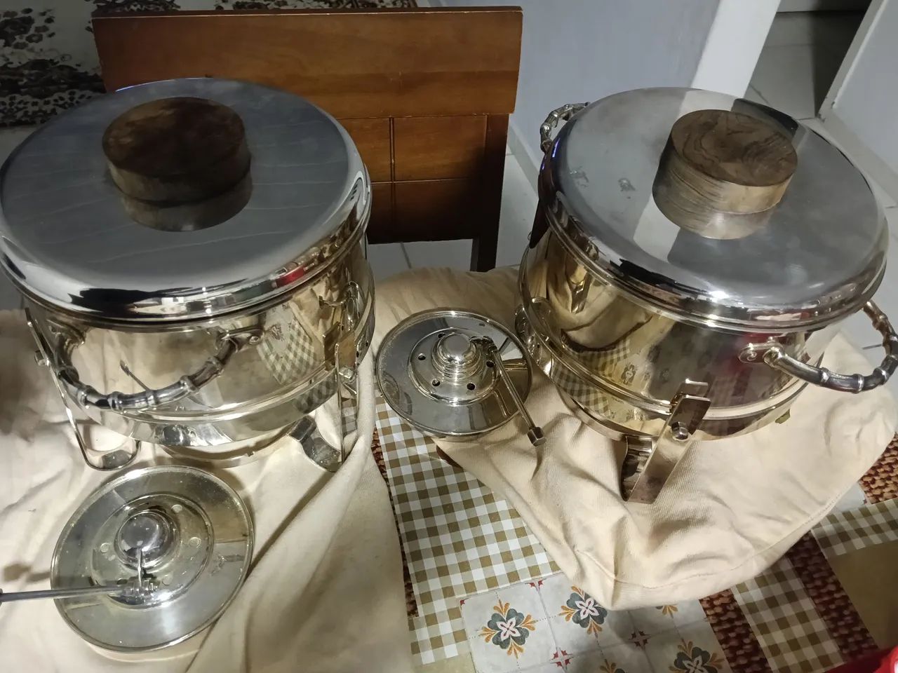 Panelas de prata (Rechaud) - Foto 4