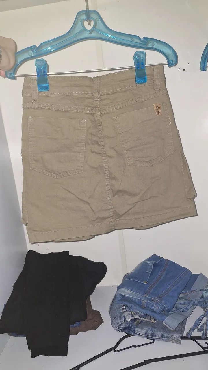 Saia cargo verde militar 38 - Foto 2