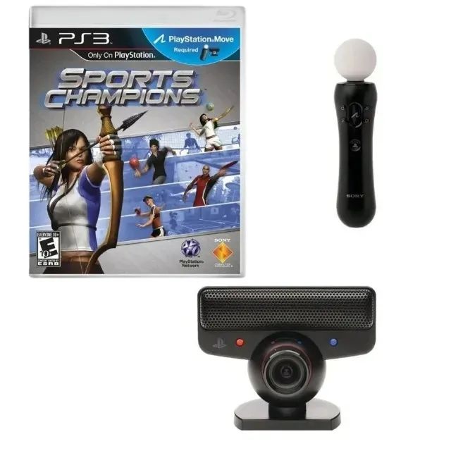 Kit Motion PS3 - PS Move + PS Eye + Jogo - Foto 5