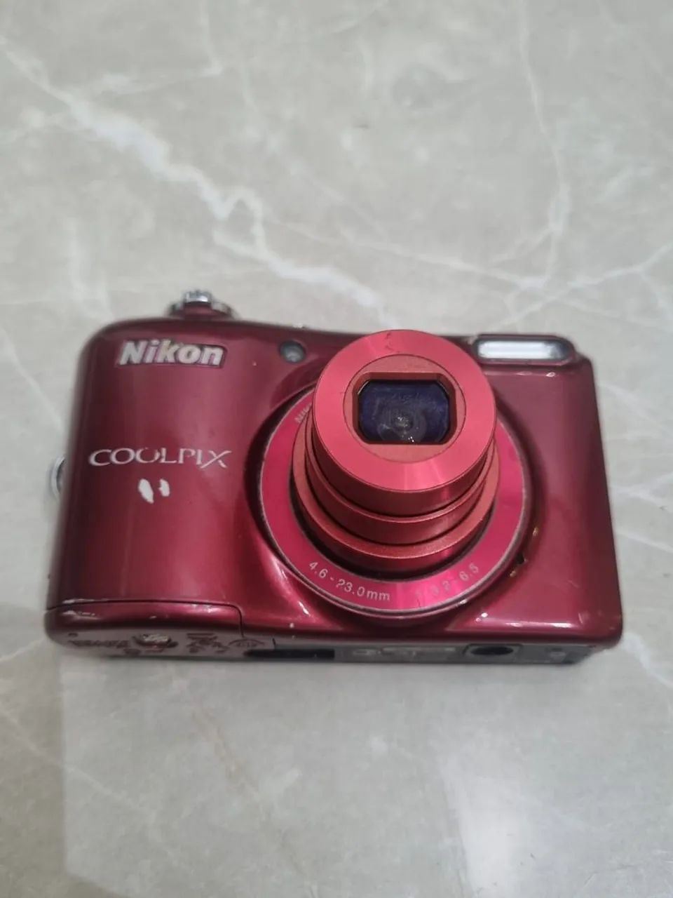 Nikon Coolpix L28 20MP Vermelha - Com Erro De Objetiva - Câmeras e