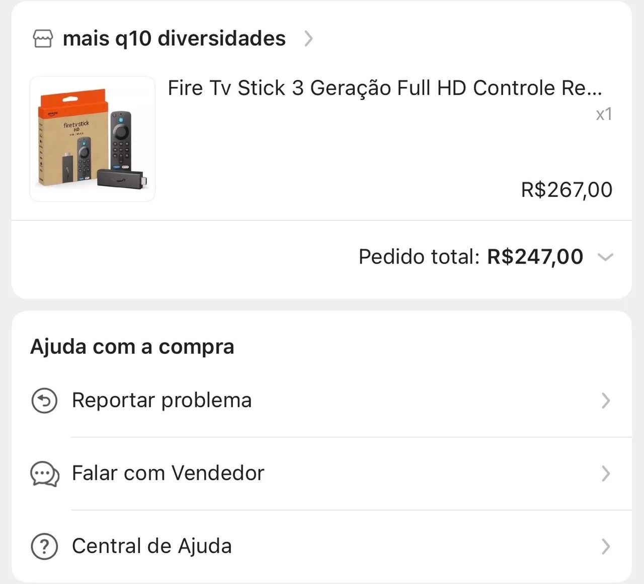 Projetor + fire stick 3 geração + suporte de teto ou parede  - Foto 3